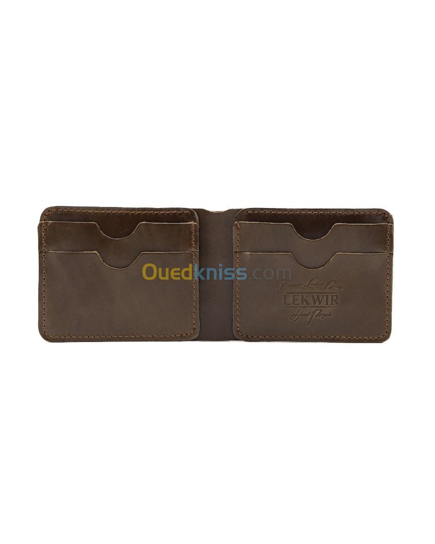 portefeuilles en cuir modele bifold  