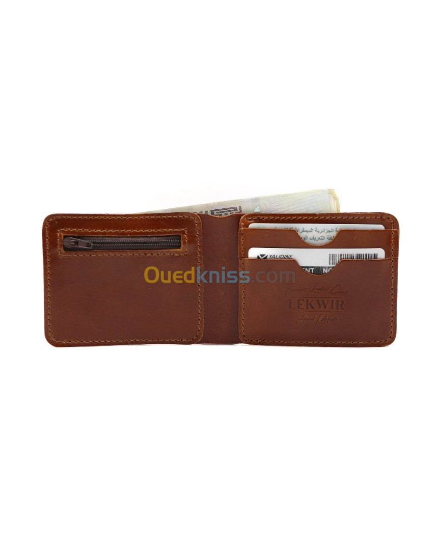 Portefeuille En Cuir Modèle Bifold Sen