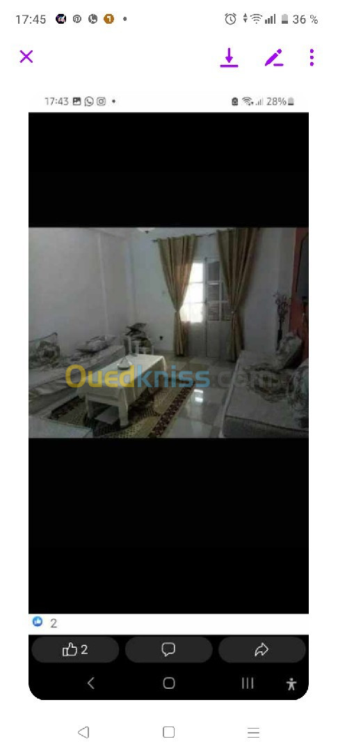 Vente Appartement F4 Tipaza Kolea