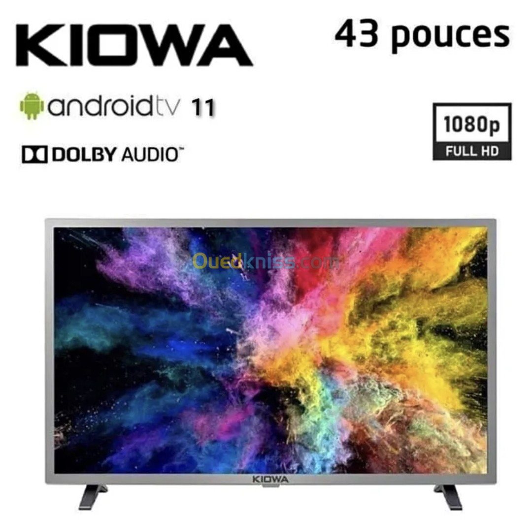 Tv Kiowa 43 pouce Smart Android 