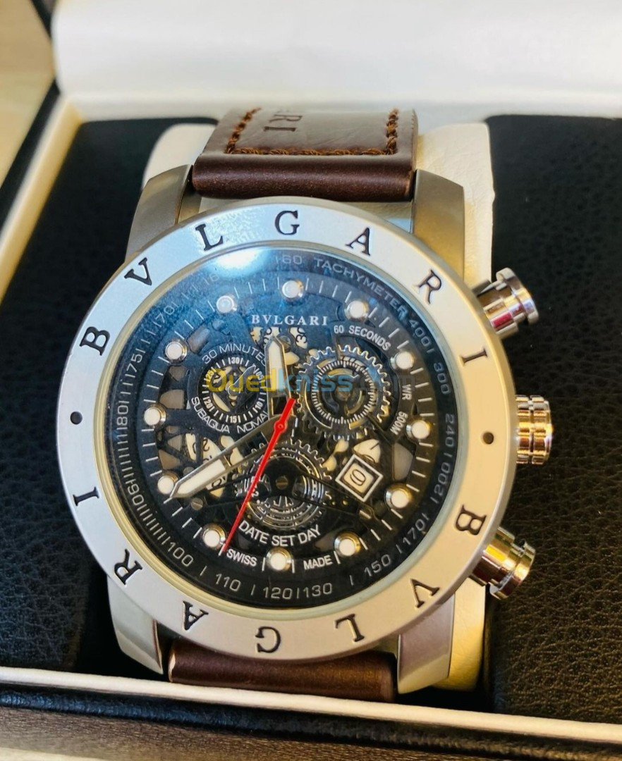 Montre bvlgari pour hommes 