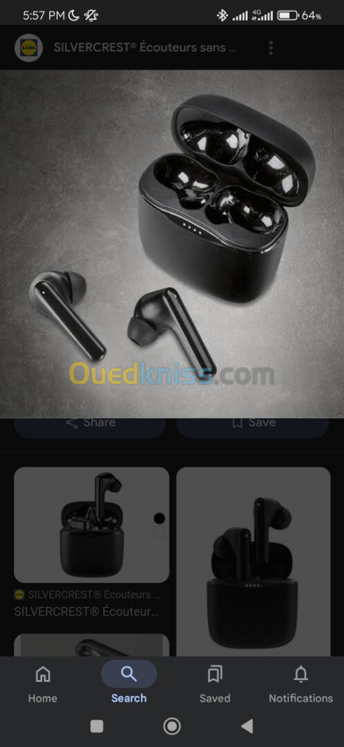 Silver Crest airpods original caba 