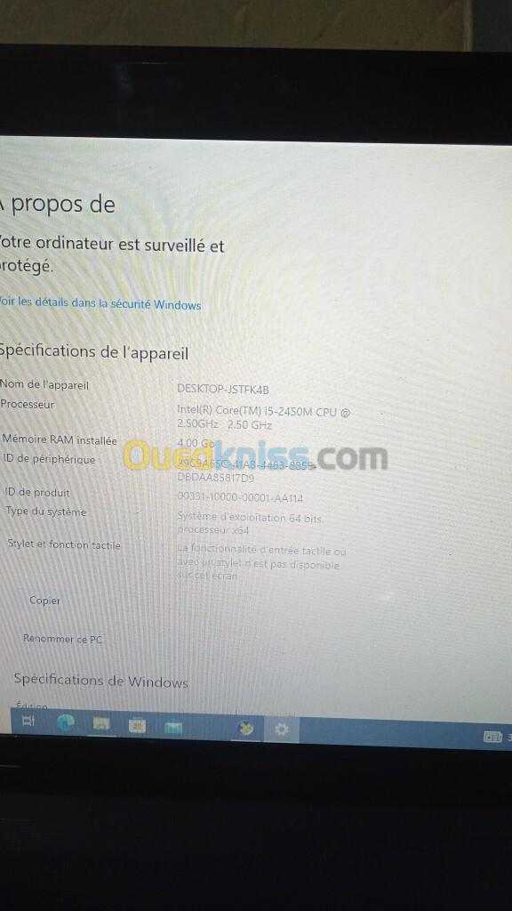 Lenovo i5 2eme /4gb ram /500  gb disk