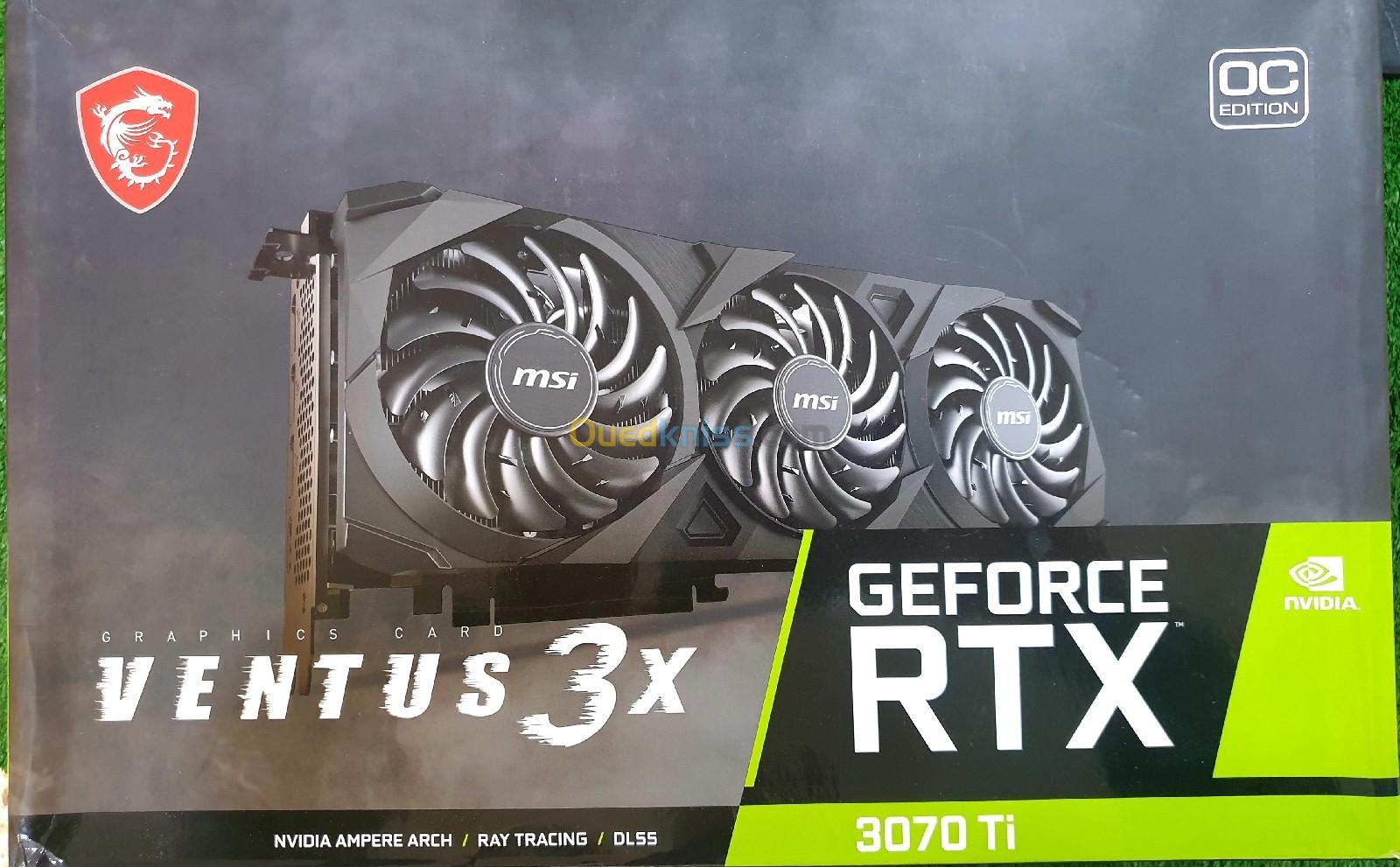 RTX 3070 Ti MSI Ventus 3x. Jam utilisé