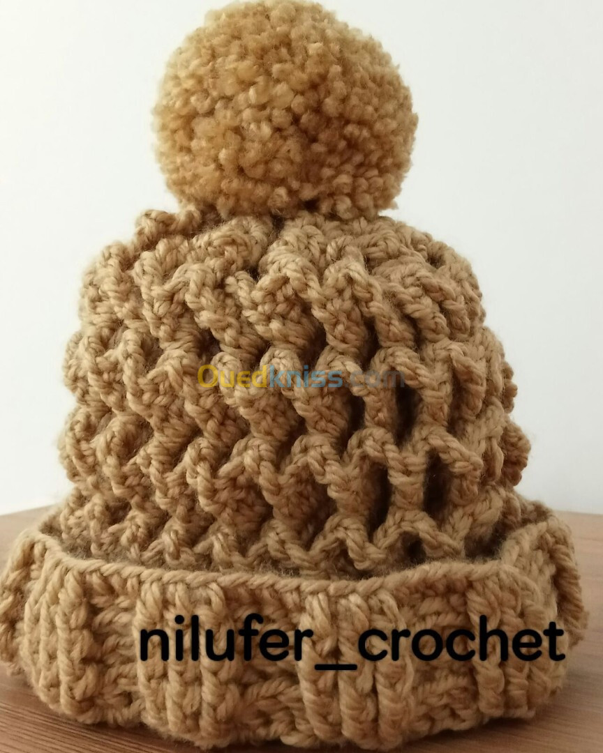 Tricot et bonnet en laine