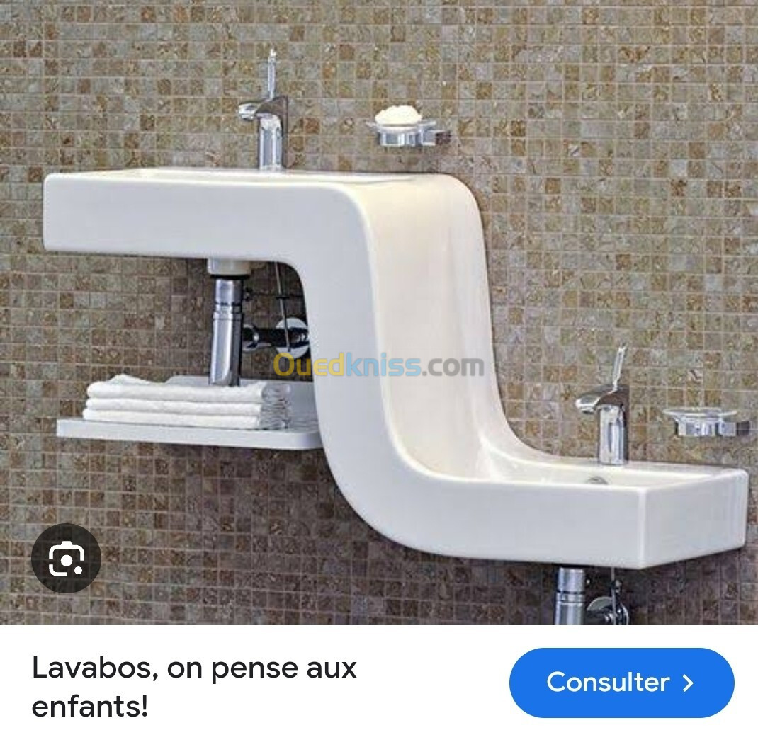 Lavabo avec bidet