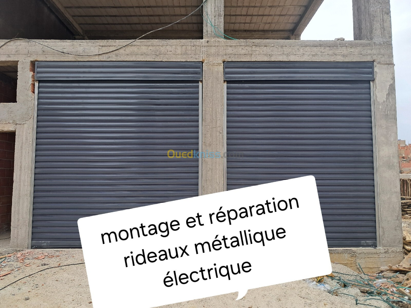 Rideaux métallique électrique 