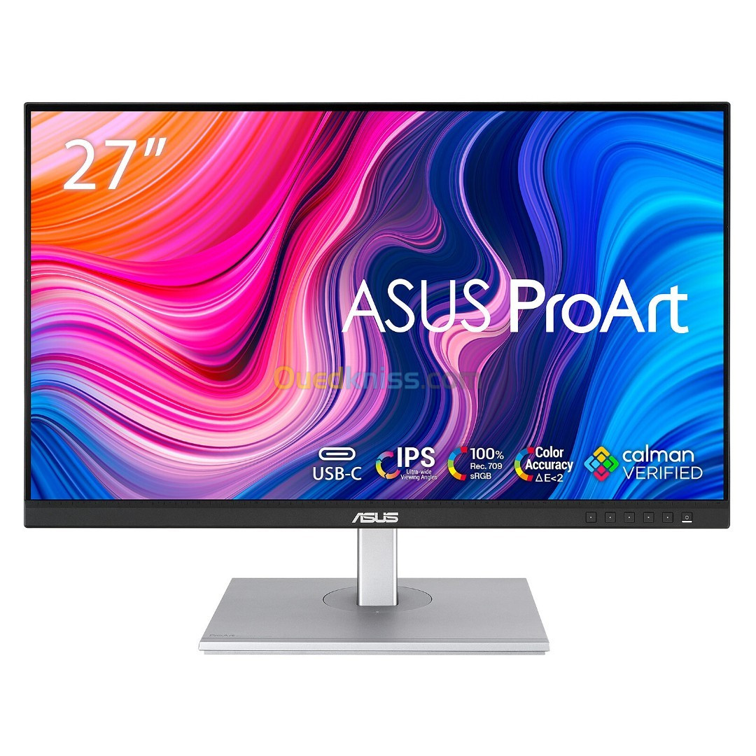 ASUS 27" LED - ProArt PA278CV Ecran PC 2.5K - 2560 x 1440 pixels - 5 ms (gris à gris) - Format 16/9 