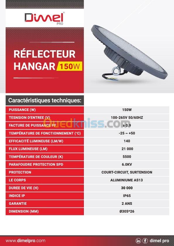 RÉFLECTEUR HANGAR 150W