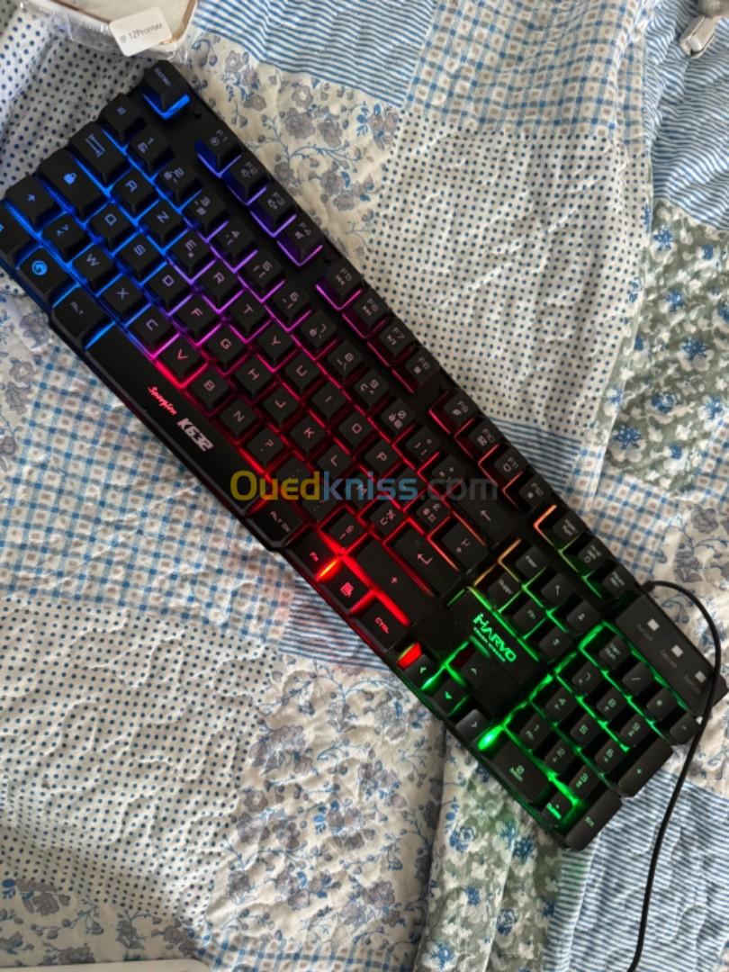 Clavier souris led gamer