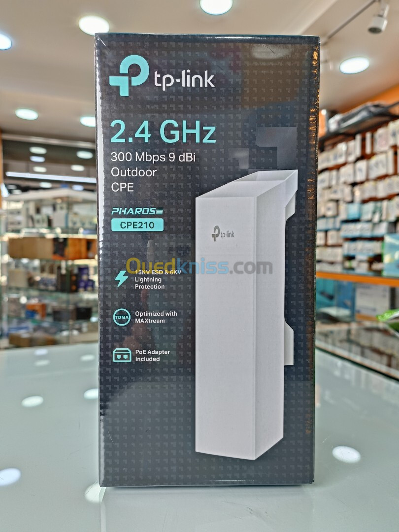 Tplink 2.4GHz 300Mbps 9dBi Outdoor CPE 210