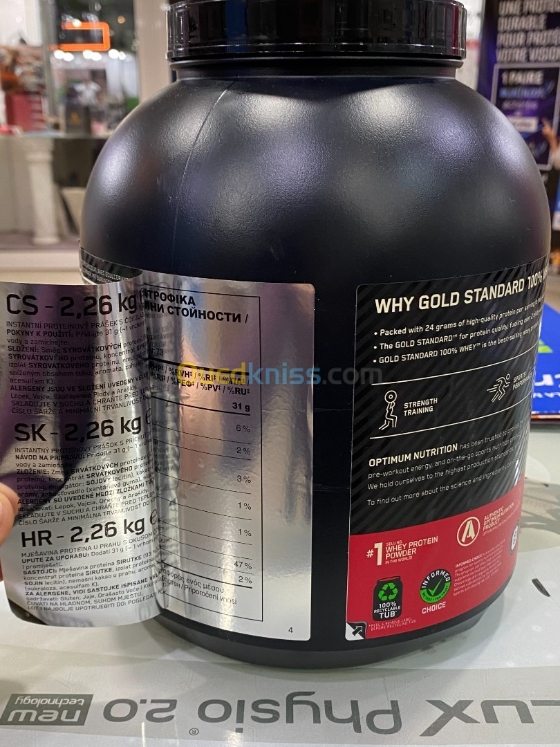 Whey Gold Standard 2.26 Kg Original Caba 