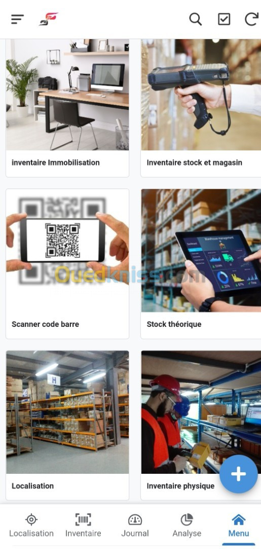 Logiciel Inventaire physique et gestion des stocks, magasins et immobilisations