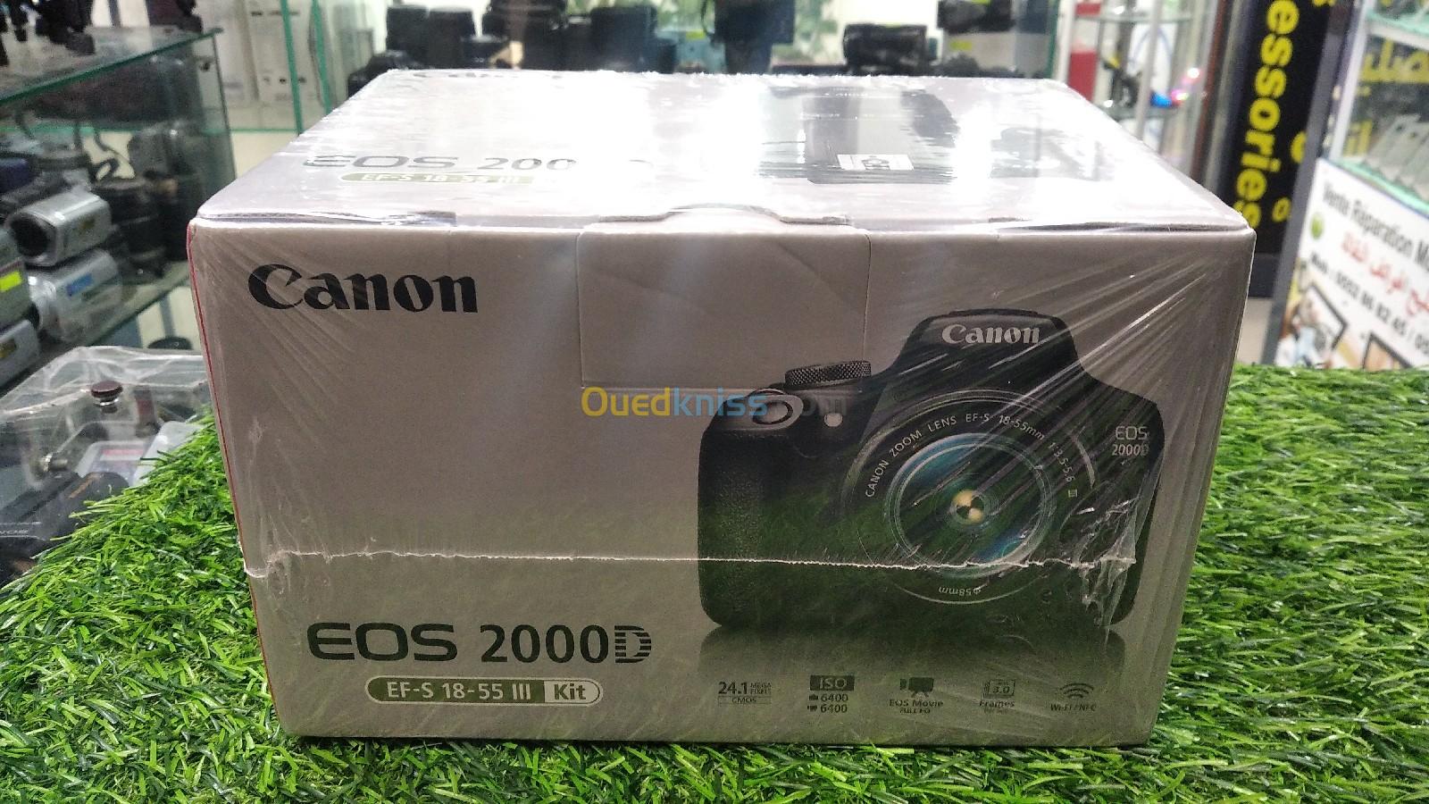 Canon 2000D objectif 18.55m