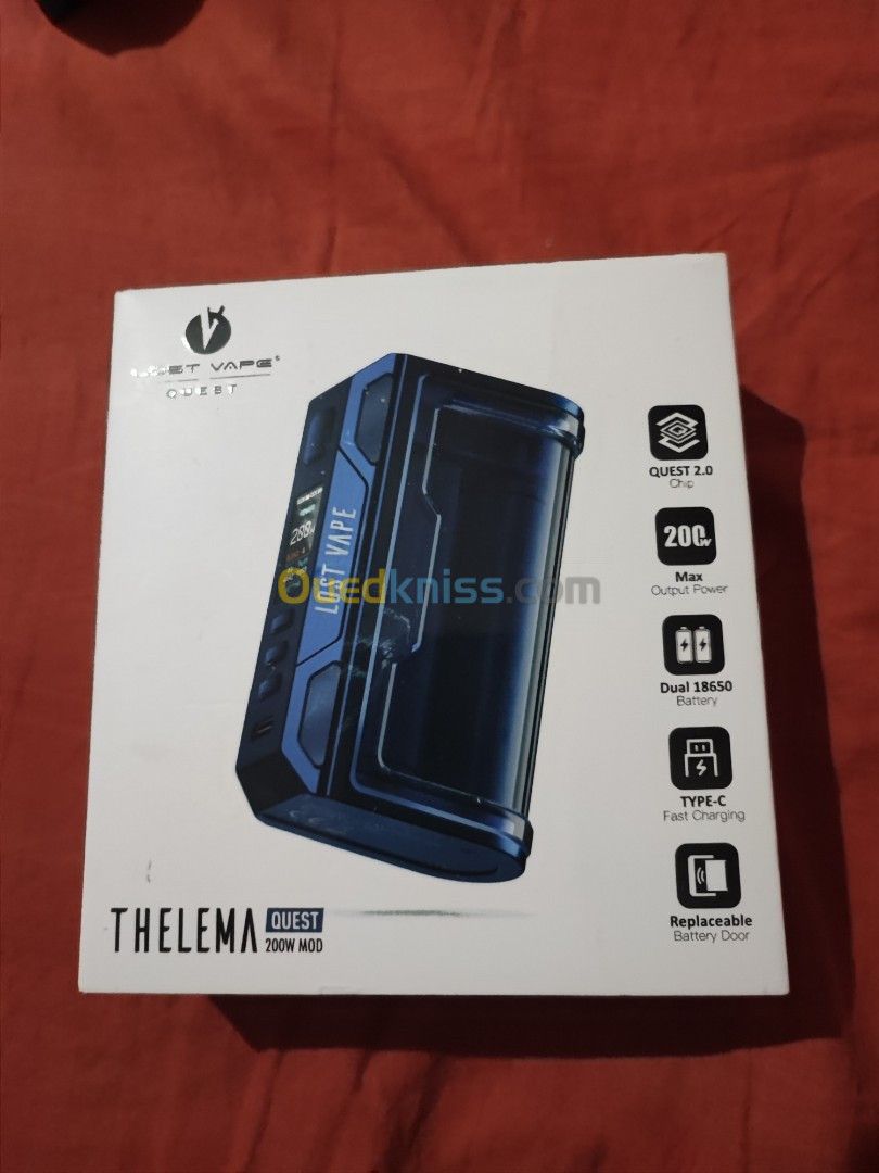 Thelema quest 200watt jdid carton jamais utilisé transparent 