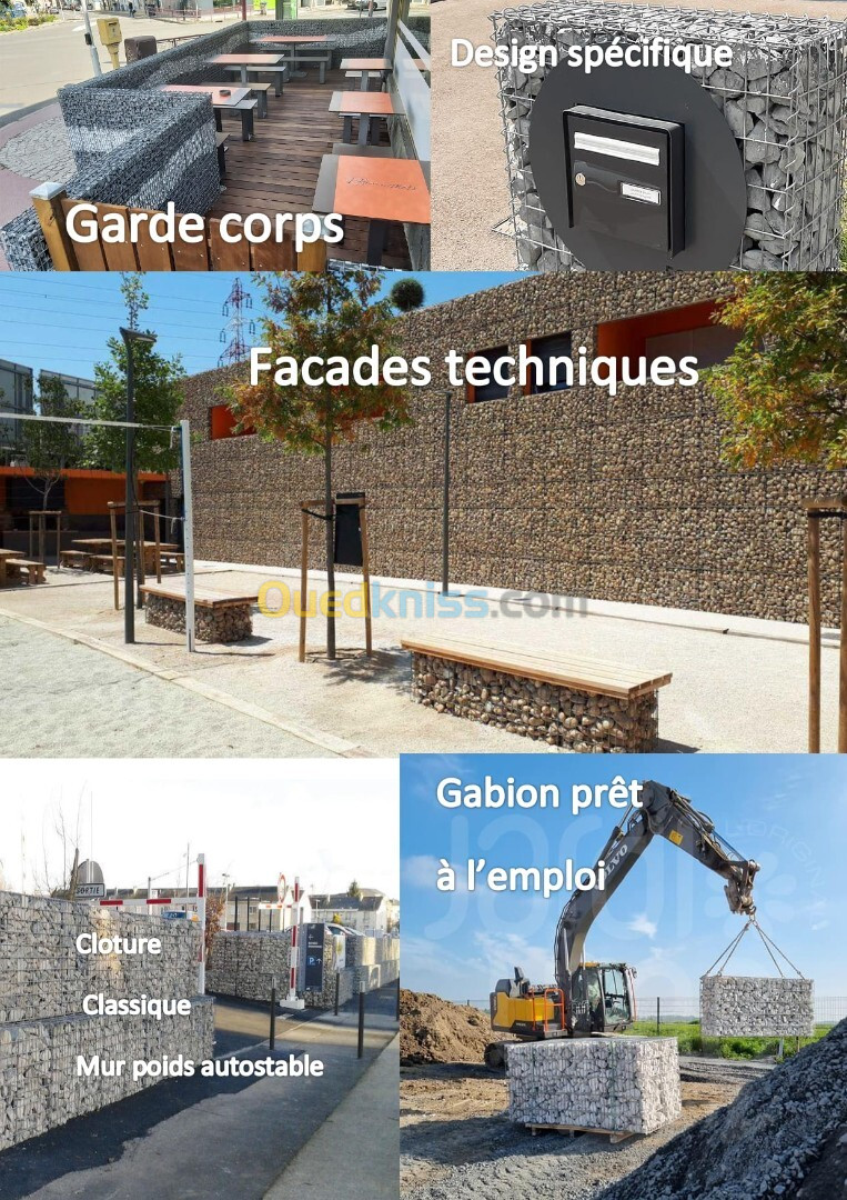 Fourniture Gabion décoratif