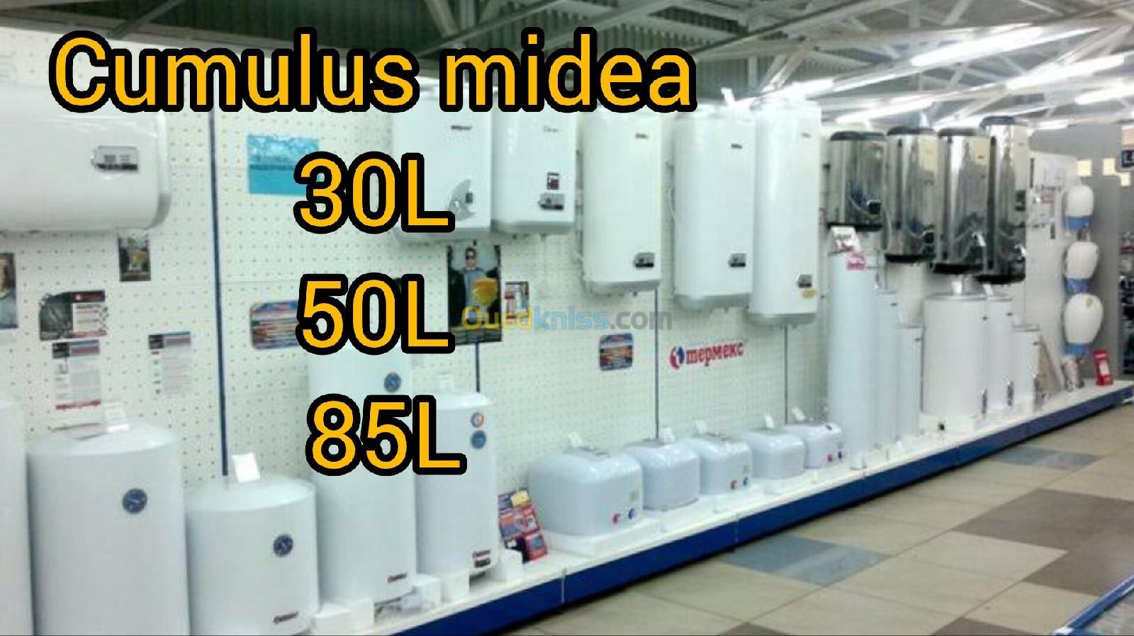 Promotion Cumulus électrique Midea 30L 50L 85L  