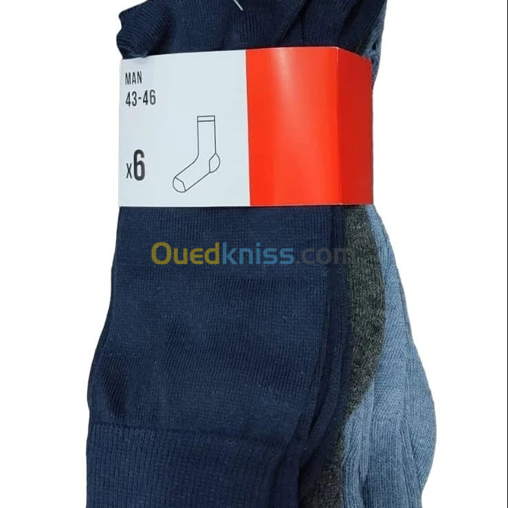 chaussettes تقاشر 100% قطن 