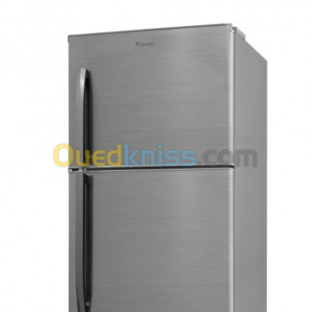 Réfrigérateur CONDOR VITA Double porte – 498 L – Defrost – Gris
