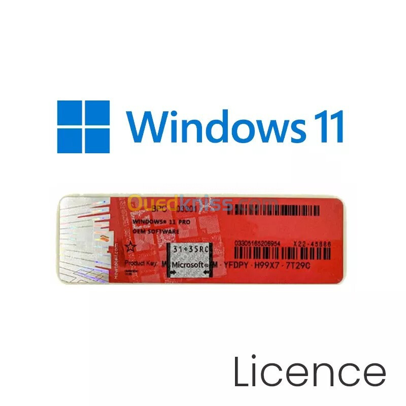 CLE LICENCE D'ACTIVATION WINDOWS 11 PRO KEY