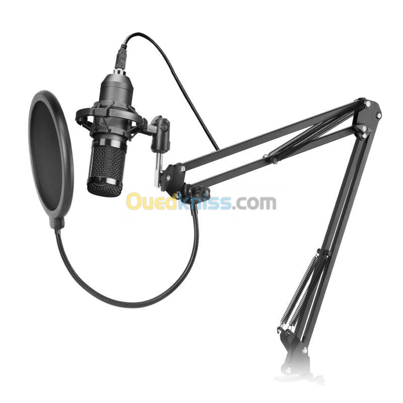 MICROPHONE MARS GAMING MMICPRO BLACK - MICRO USB PROFESSIONNEL