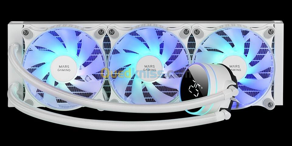 WATER COOLING MARS GAMING ML-LCD 360 WHITE