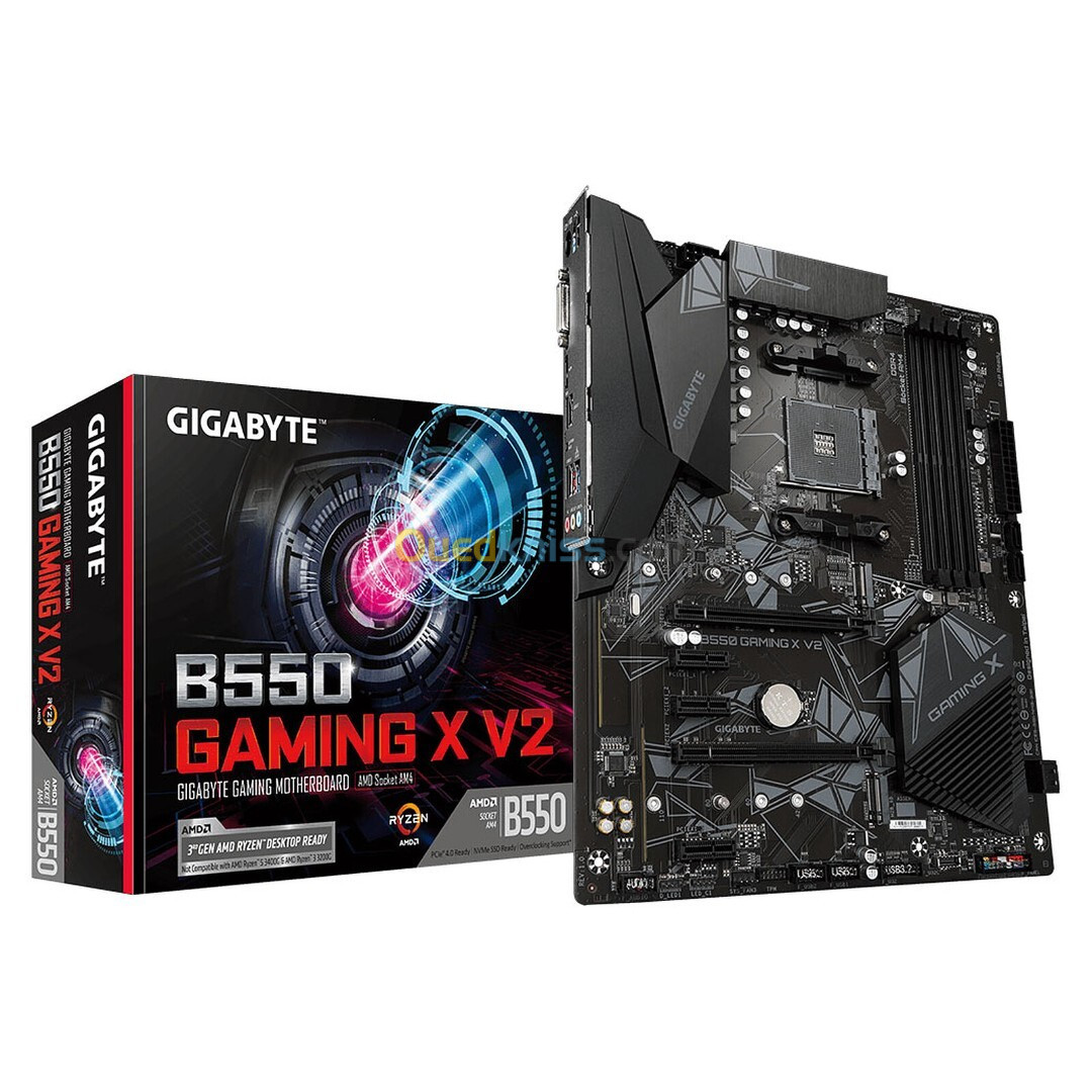 CARTE MERE GIGABYTE B550 GAMING X V2 - AMD AM4 - ATX - PCIe 4.0