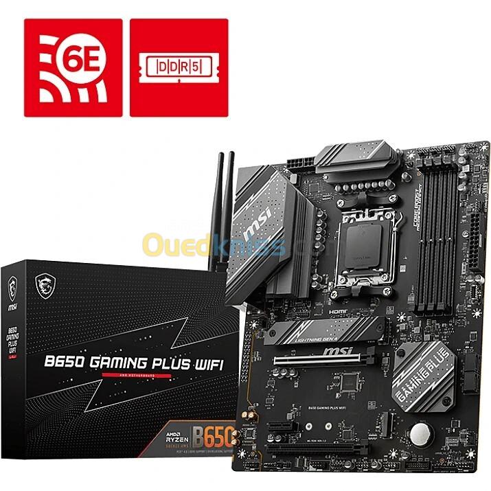 CARTE MÈRE MSI B650 GAMING PLUS WIFI ATX SOCKET AM5 DDR5 PCIE 4.0