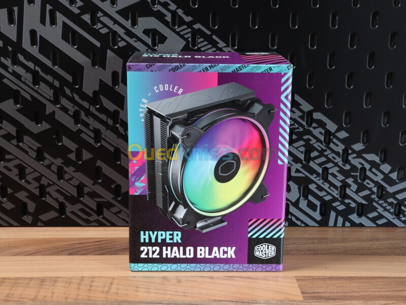 AIR COOLING COOLER MASTER HYPER 212 HALO BLACK ARGB - VENTIRAD CPU - 120MM - RGB