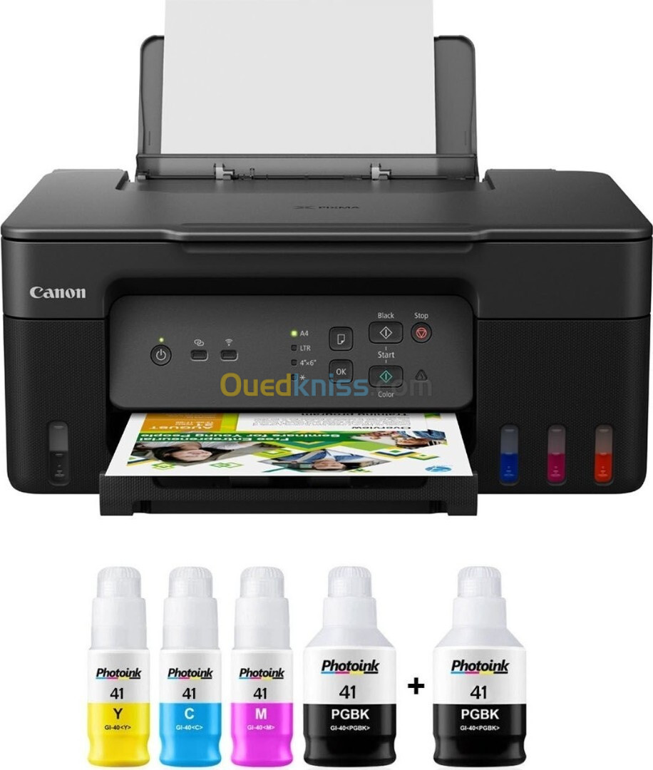 IMPRIMANTE MULTIFONCTION CANON G3430 COULEUR / PHOTOCOPIE / SCANNER / WIFI RESERVOIR