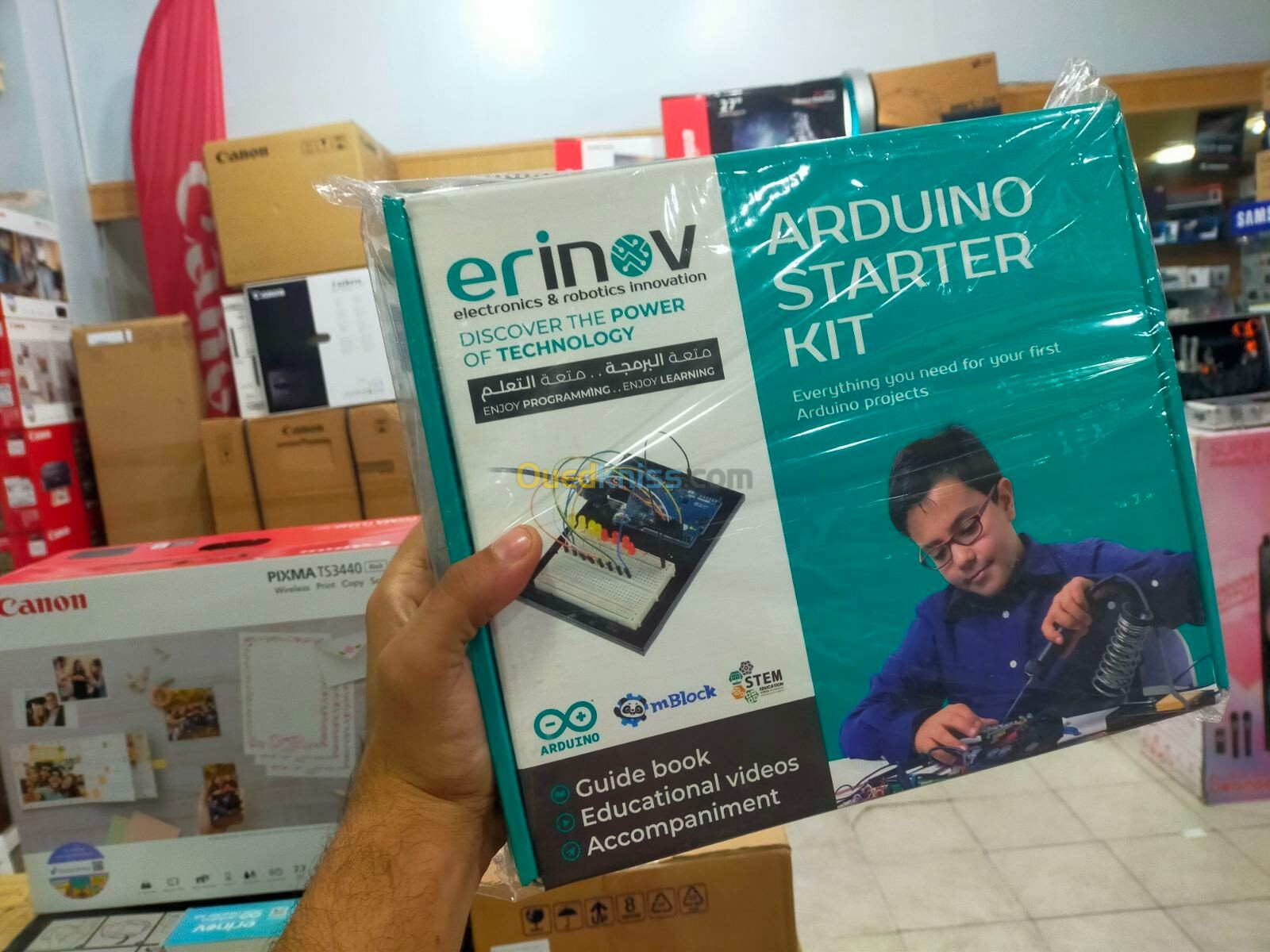 Kit ARDUINO erinov Starter SMD Avec un Livre