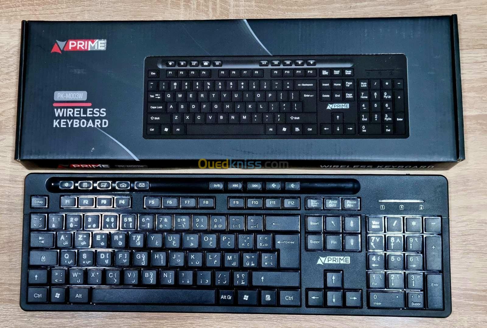 Clavier PRIMA TECH Sans Fil Wirreless PK-M003W 