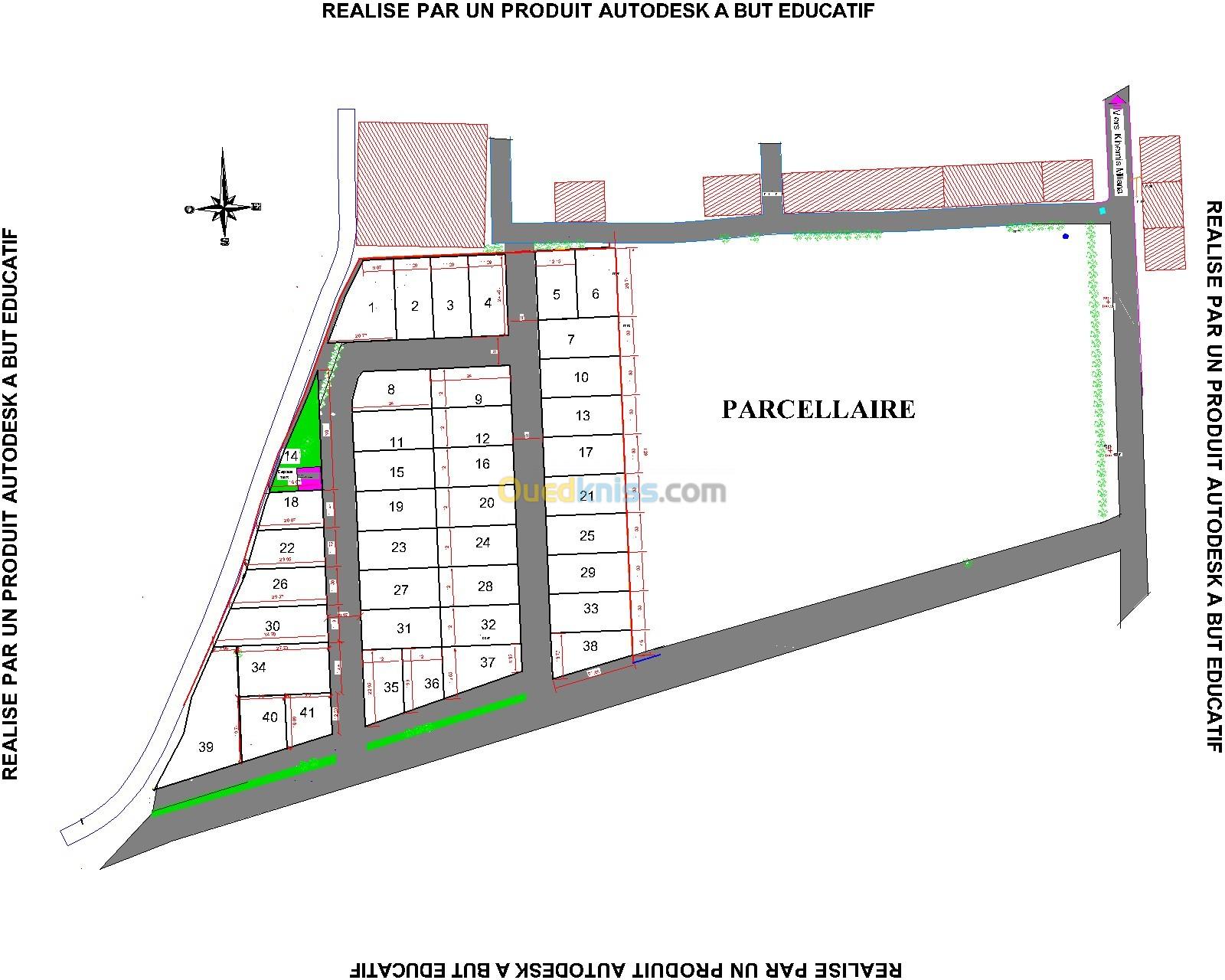 Vente Terrain Aïn Defla Khemis miliana