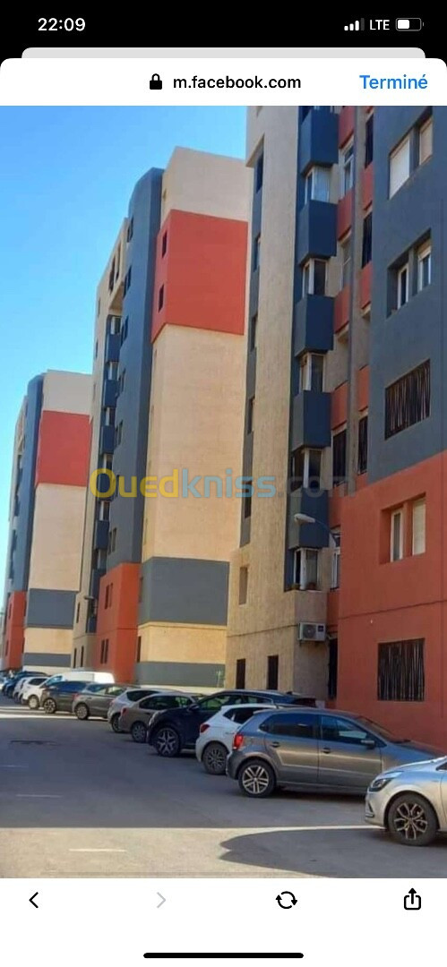 Vente Appartement F3 Mostaganem Mostaganem