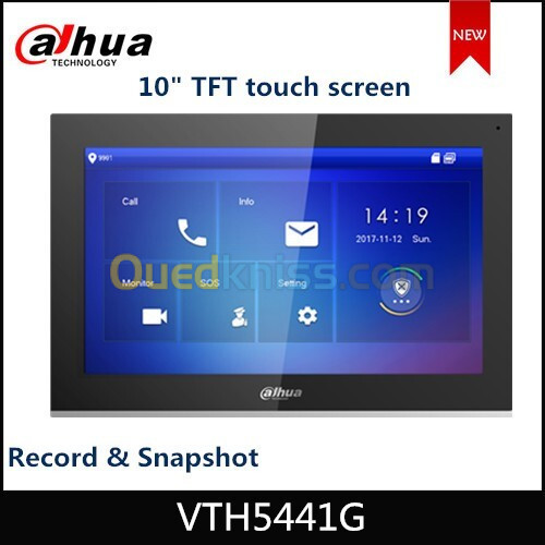 DH-VTH5441G | DAHUA 10" BLACK APARTMENT MONITOR