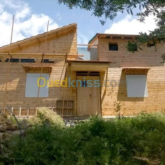 Construction de chalet en bois 