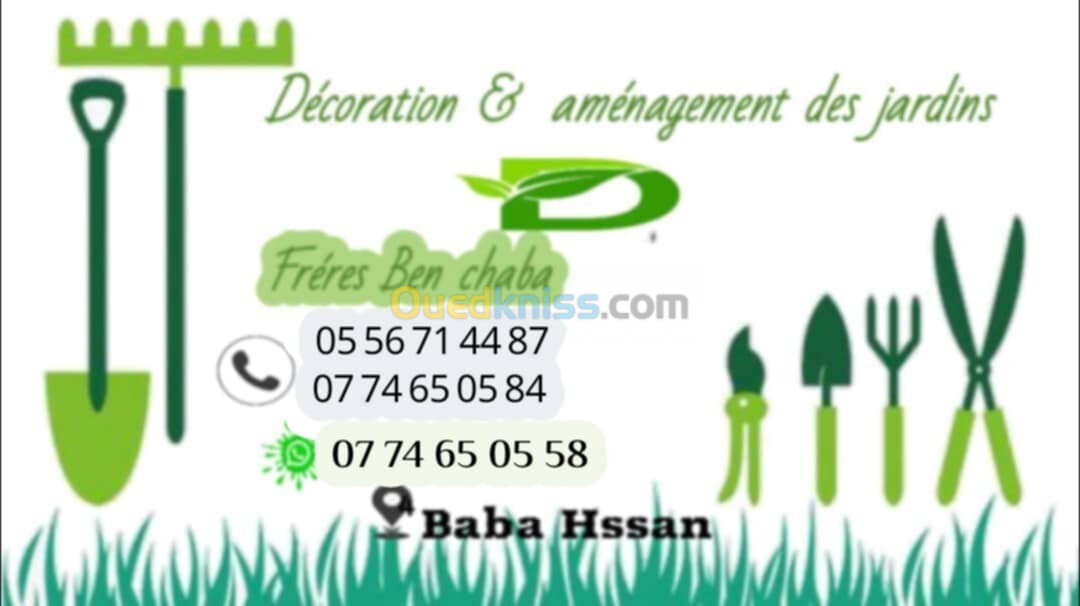 Tous les services de jardin 