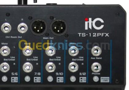 Table de mixage ITC TS-12PFX