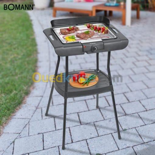 Barbecue Électrique Sur Pieds Ou De Table 2en1 2000W Bomann BQS 2244 CB