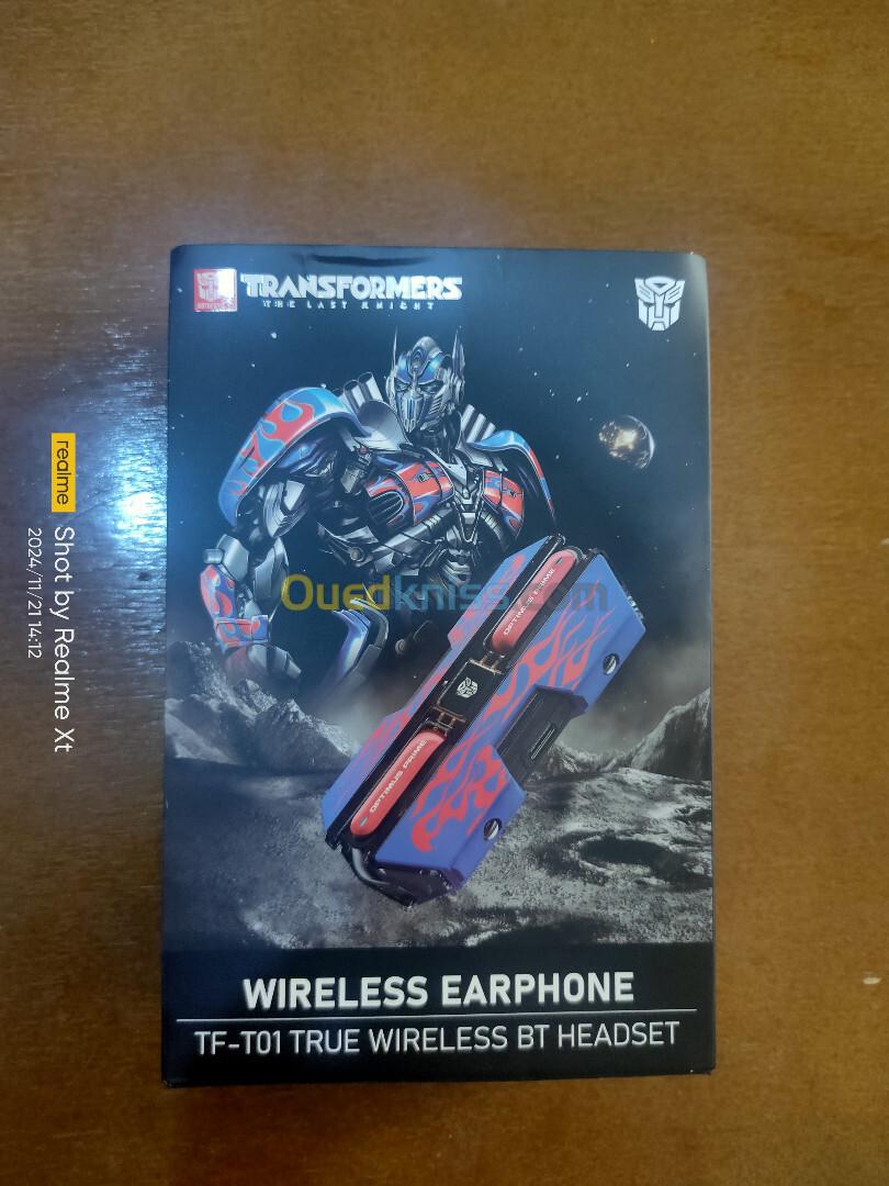 Transformers écouteurs Bluetooth 