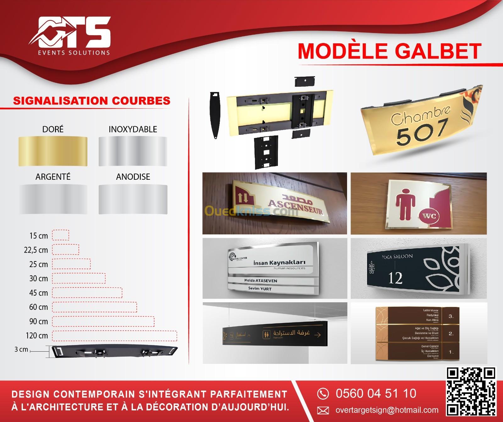 SIGNALISATION /  " MODELE FLAT "  