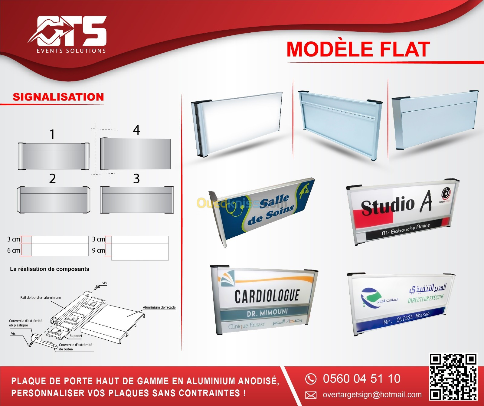 SIGNALISATION /  " MODELE FLAT "