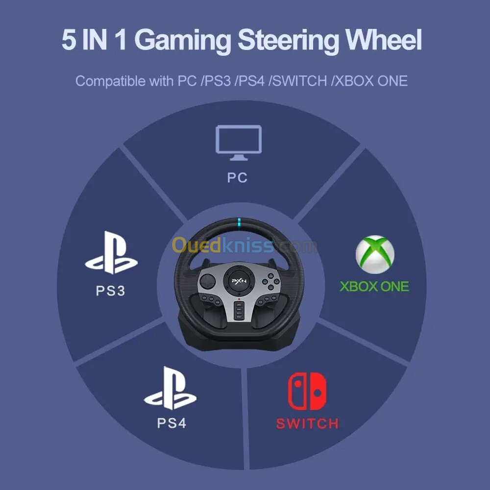 عجلة قيادة Gaming steering wheel