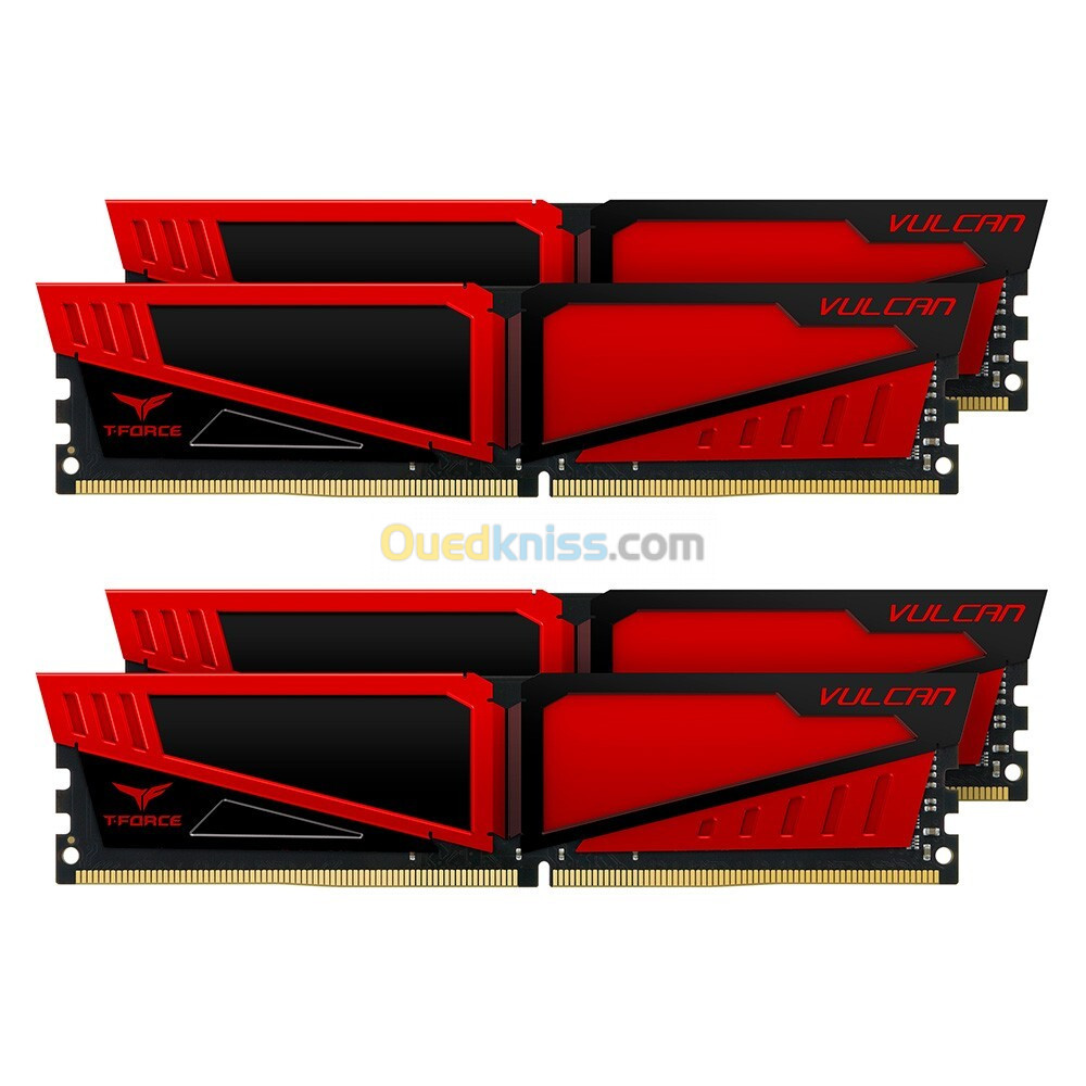 RAM VULCAN TEAMGROUP DDR4 8GB  MEMORY RED