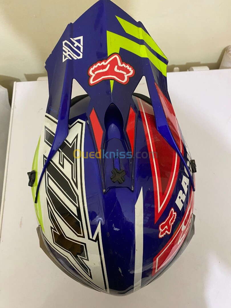 Casque cross fox