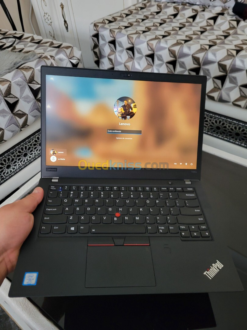  ThinkPad T480S, CORE I5-8350U 8TH Génération,16g ram ddr4, 256 ssd nvme 