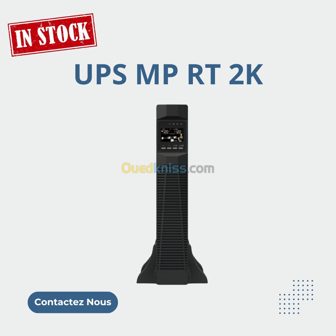 UPS MP RT 2K : Onduleur monophasé online double conversion Rackable/Tour