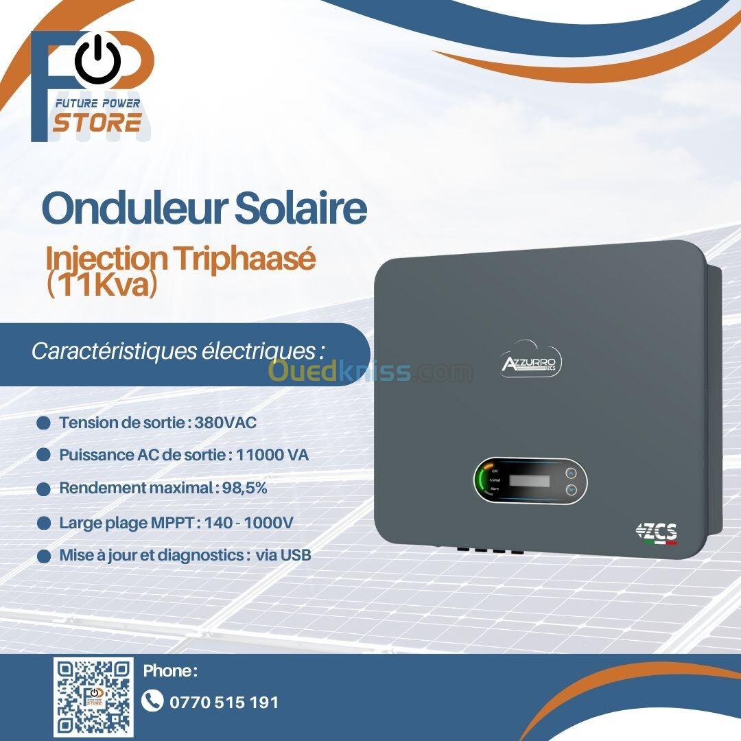 Onduleur Solaire d'injection Triphasé 11kw (AZZURRO) 