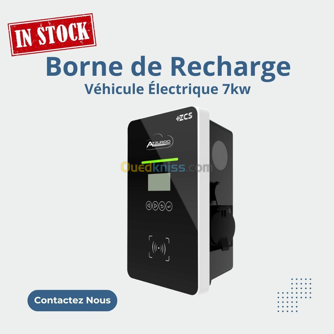 Borne de Recharge de Véhicule Électrique 7kW 