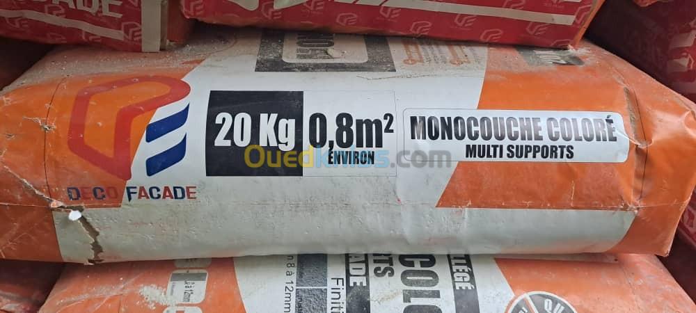 vends stock de monocouche blanc